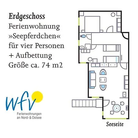 Apartment Weisses Roessl Seepferdchen Binz